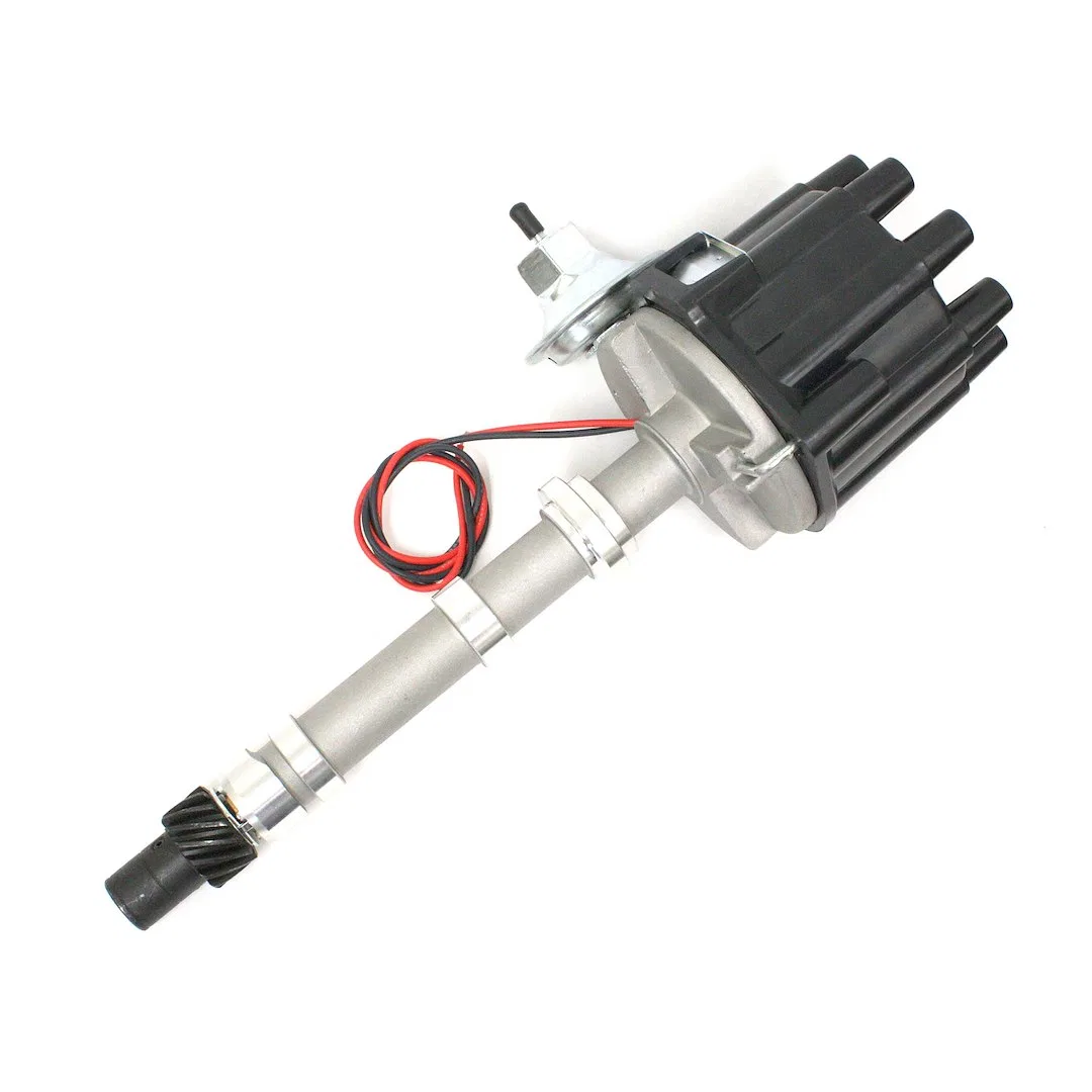 D104600 – PERTRONIX Distributor, With Ignitor ® Ignition Module Magnetic Trigger Vacuum Advance Black Cap With Socket...